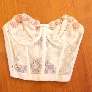 Vintage Floral Corset